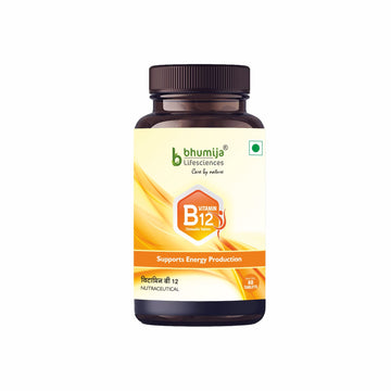 Combo Bhumija Lifesciences Sea Buckthorn Juice 500 Ml with Vitamin B-12 Capsule 60 Nos.